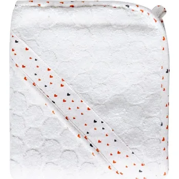 OSUŠKA S KAPUCÍ FROTÉ BÉBÉ-JOU FABULOUS HEARTS