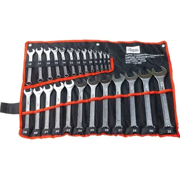 Klíč DEMA Očko-vidlicové klíče v obalu, 25-dílná sada