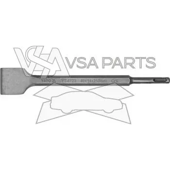 Sekáč YATO Sekáč SDS+ plochý, 40 x 14 x 250 mm