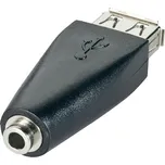 Adaptér USB 2.0 A - JACK 3,5mm F/F