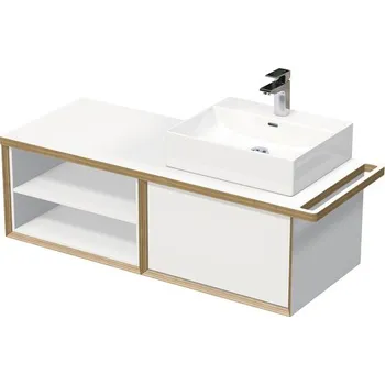 Umyvadlo Koupelnová skříňka s umyvadlem na desku Intedoor MULTI 128 cm OXO MULTI OALU 120P 60 1Z KDP