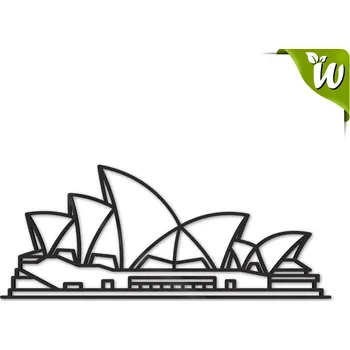 Dřevěná dekorace OPERA V SYDNEY