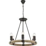 Lustr Globo 69029-6 Ulleu 6xE27 40 W černý