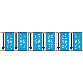 Značení Pás obousměrný - Primární ventilace samolepící vinylová fólie 900 x 100 mm