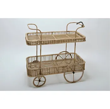 Zahradní stůl Hitra Ratanový servírovací stolek NOSTALGIE