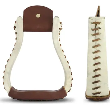 Jezdecké sedlo Třmeny pro westernové sedlo LAKOTA RAWHIDE