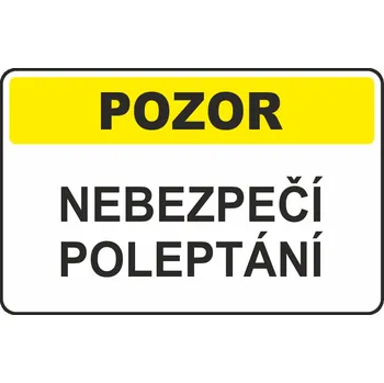 Nebezpečí poleptání UV tisk plast 3mm 400 x 300 mm