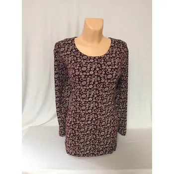 Dámská tunika Pulovr JOPA , Barva Vínová, Velikost XXL 48, Materiál 96% Viskoza 4% Lycra