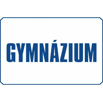 Gymnázium UV tisk plast 5mm 500x700 mm