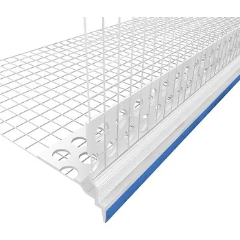 Stavební profil TopKraft PVC nadokenní profil s přiznanou okapničkou dl.2,0m
