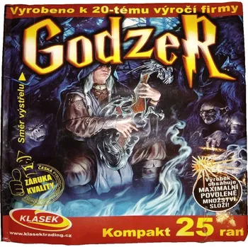 Zábavní pyrotechnika kompakt Godzer 25 ran
