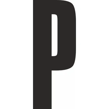 Speciální papír Písmeno na plastu - P plast 3 mm 120x220mm