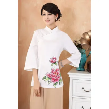 Dámská halenka Halenka-- pivoňka květiny