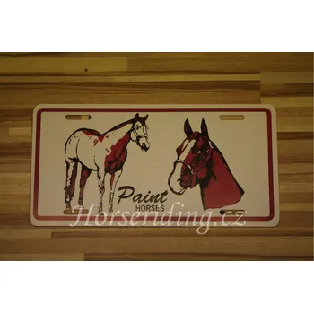 Plechová cedule Cedulka PAINT HORSE