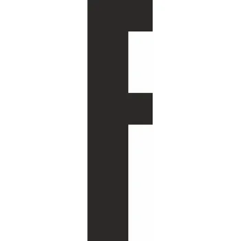 Speciální papír Mag. fólie písmeno F-č/b magnet tisk 0,4 mm 240x440mm