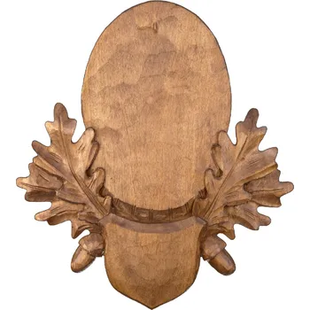 Obraz Dřevo Novák podložka pod trofej řezbovaná, srnec šelma č. 104 Barva: černá,