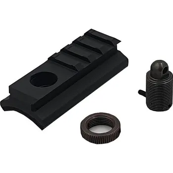 Příslušenství pro sportovní střelbu TACTICAL EVO | Redukce ze SWIVEL (šoubek s dírou) na WEAVER (picatinny rail) - Barva Černá (elox) redswivel