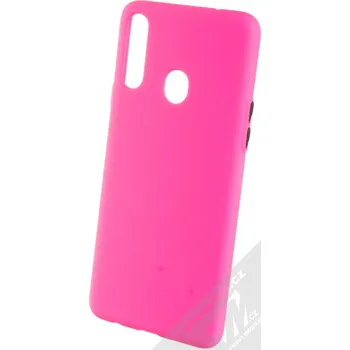 Pouzdro na mobilní telefon 1Mcz Solid TPU ochranný kryt pro Samsung Galaxy A20s sytě růžová (hot pink)
