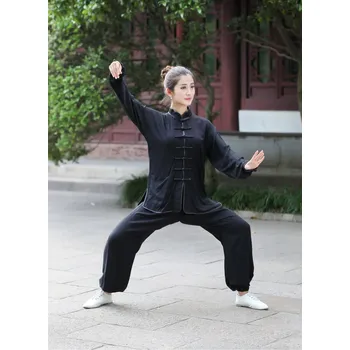 Bojový sport Kung Fu, Tai Chi oblečení obleky ---- černý (žena)