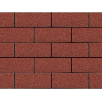 Střešní krytina Gutta Guttatec Rectangular asfaltový šindel červená | cena za m2