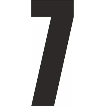 Samolepící etiketa Samolepicí 7 samolepící vinylová fólie velikost znaku 200 mm