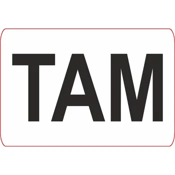 Samolepící etiketa Tam samolepící vinylová fólie 65 x 100 mm