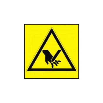 Značení Nebezpečí oddělení prstů nebo dlaně samolepící vinylová fólie 45 x 45 mm