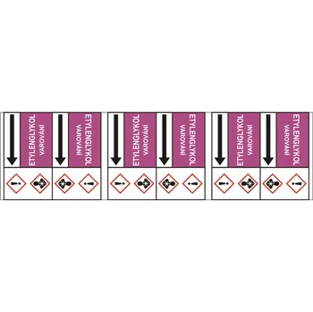 Značení Pás obousměrný - Etylenglykol samolepící vinylová fólie 900 x 127 mm