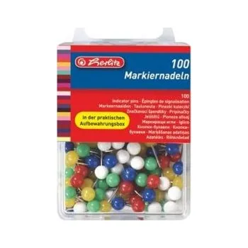 Nástroj na niť a příze HERLITZ Špendlíky do nástěnky 100ks