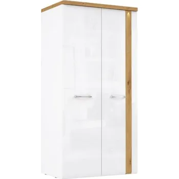 Šatní skříň Skříň Tuluza 100cm Bílý/Dub Artisan