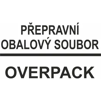 PŘEPRAVNÍ OBALOVÝ SOUBOR /OVERPACK samolepící vinylová fólie 100X75 mm