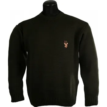 Pánský svetr Afars Oto s motivem jelena myslivecký svetr Velikost: L,