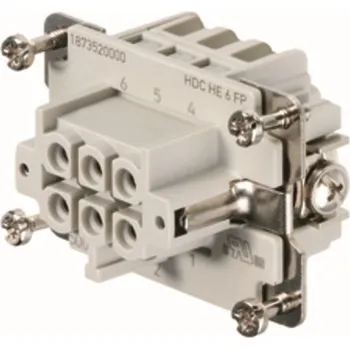 Elektrický konektor WEIDMÜLLER Konektor HDC-HE-6FP zásuvka 1873520000