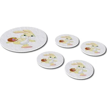 Dekorace do dětského pokoje Pelisport Filcové prostírání Velikonoce 3 sada 1+4 ks