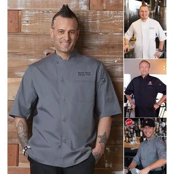 Gastro oděv Kuchařský rondon Chef Works VSSS černý/bílý/šedý Šedá,S ChW-VSSS-Si-S