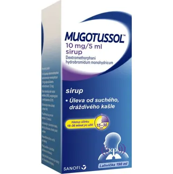 Lék na kašel, rýmu a nachlazení Recenze Mugotussol 10 mg/5 ml