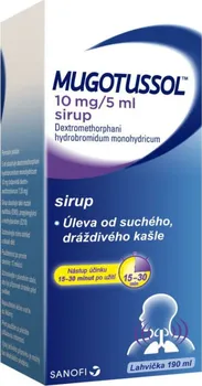 Lék na kašel, rýmu a nachlazení Mugotussol 10 mg/5 ml