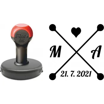 Svatební dekorace Svatební razítko kříž