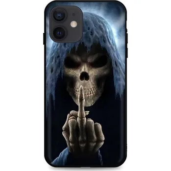 Pouzdro na mobilní telefon Kryt iPhone 12 silikon Fuck Off (obal neboli pouzdro na iPhone 12)