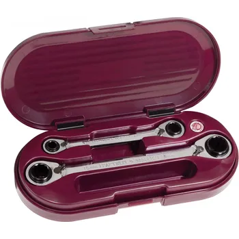 Ruční nářadí KRAFTWERKTOOLS BEST OF KW: Souprava klíčů ráčnových 8-19mm CLICKRAFT REVERSIBLE 8/2 - kazeta