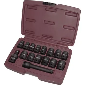 Gola sada KRAFTWERKTOOLS BEST OF KW: Souprava nástavců 1/2" 10-24mm kované 16ks