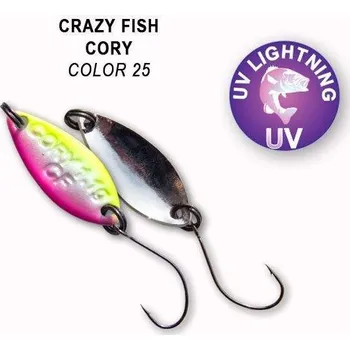 Umělá nástraha Plandavka Crazy Fish Cory 21mm 1,1g color 25