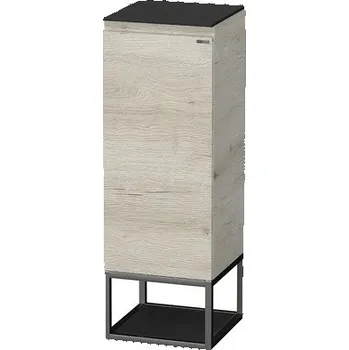 Koupelnový nábytek Koupelnová nízká skříňka Intedoor Landau Metal 35 cm dub světlý