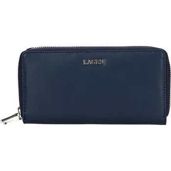 Lagen exkluzivní kožená peněženka tmavě modrá 50386