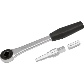 KRAFTWERKTOOLS Ráčna 1/2" s 5-ti stupňovým nástavcem a adaptérem 10-21mm 3ks