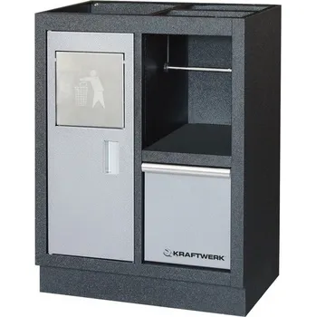 Kuchyňská skříňka KRAFTWERKTOOLS AKCE KW: Skříňka spodní s odpadkovým košem 680x458x910mm MOBILIO