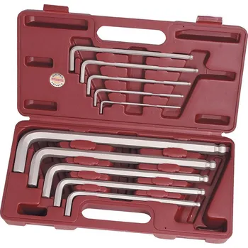 Ruční nářadí KRAFTWERKTOOLS Souprava klíčů Inbus 3,0-17,0mm s kuličkou 10ks