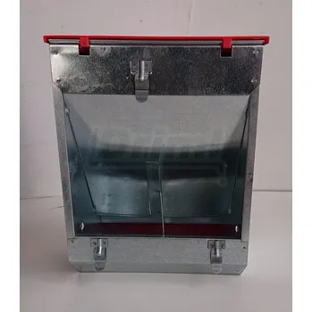 Chov hospodářského zvířete Zásobník na granule a zrno s víkem vnější - 2 oddíly