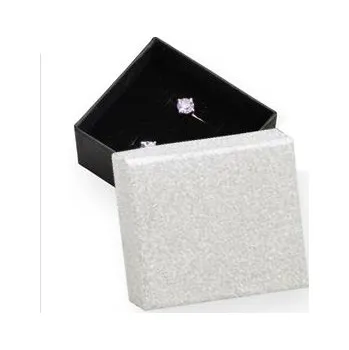 Dárková krabička Šperky4U Dárková krabička stříbrná/černá - KR0053-ST