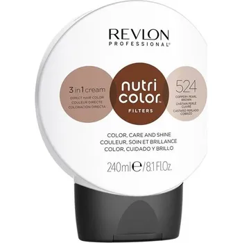 Barva na vlasy Revlon Professional Nutri Color Filters - Barevná maska na vlasy 524 Coppery pearl brown 240ml